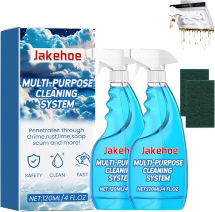 Jakehoe Multi-purpose Cleaning System Splash Foam Spray All Purpose Cleaner