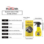 Homonth Car Tire Cleaner & Wheel Gloss Spray